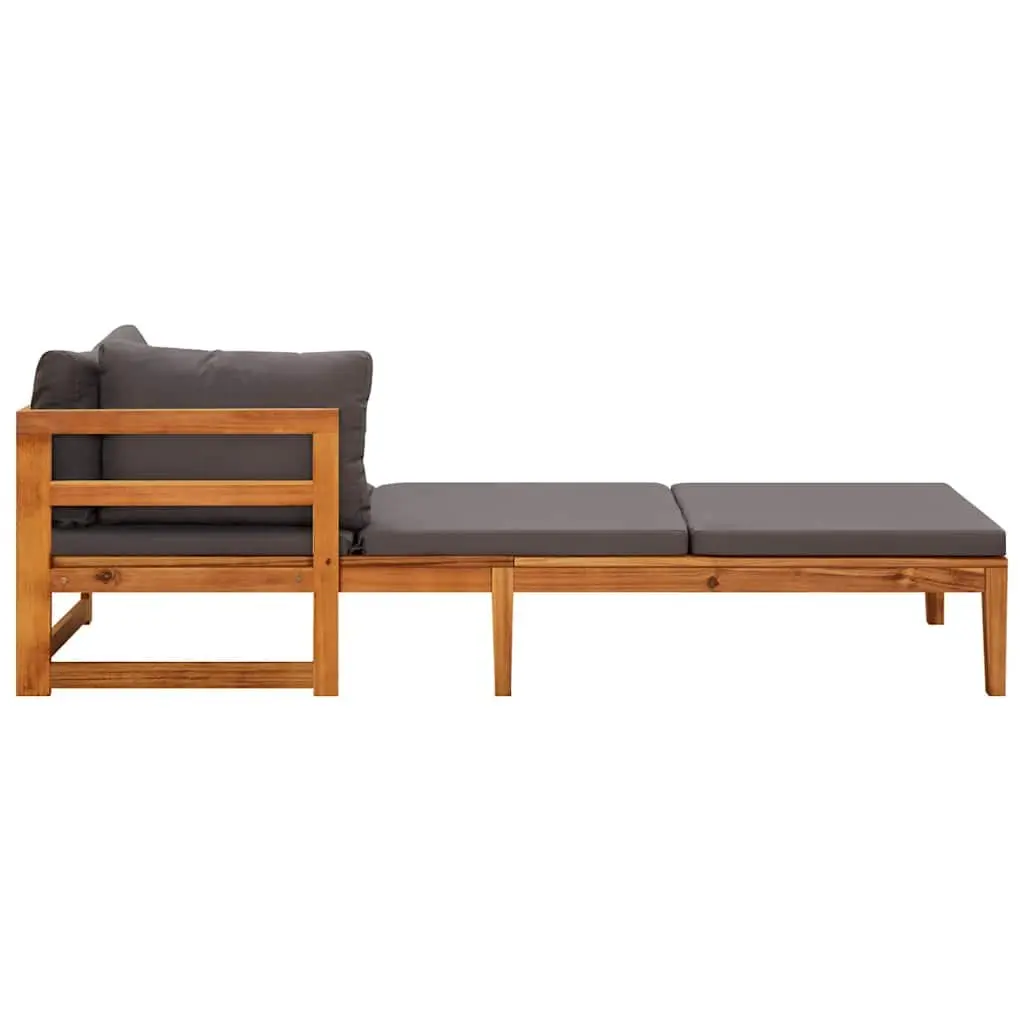 Acacia Wooden Garden Lounge Set with Cushions