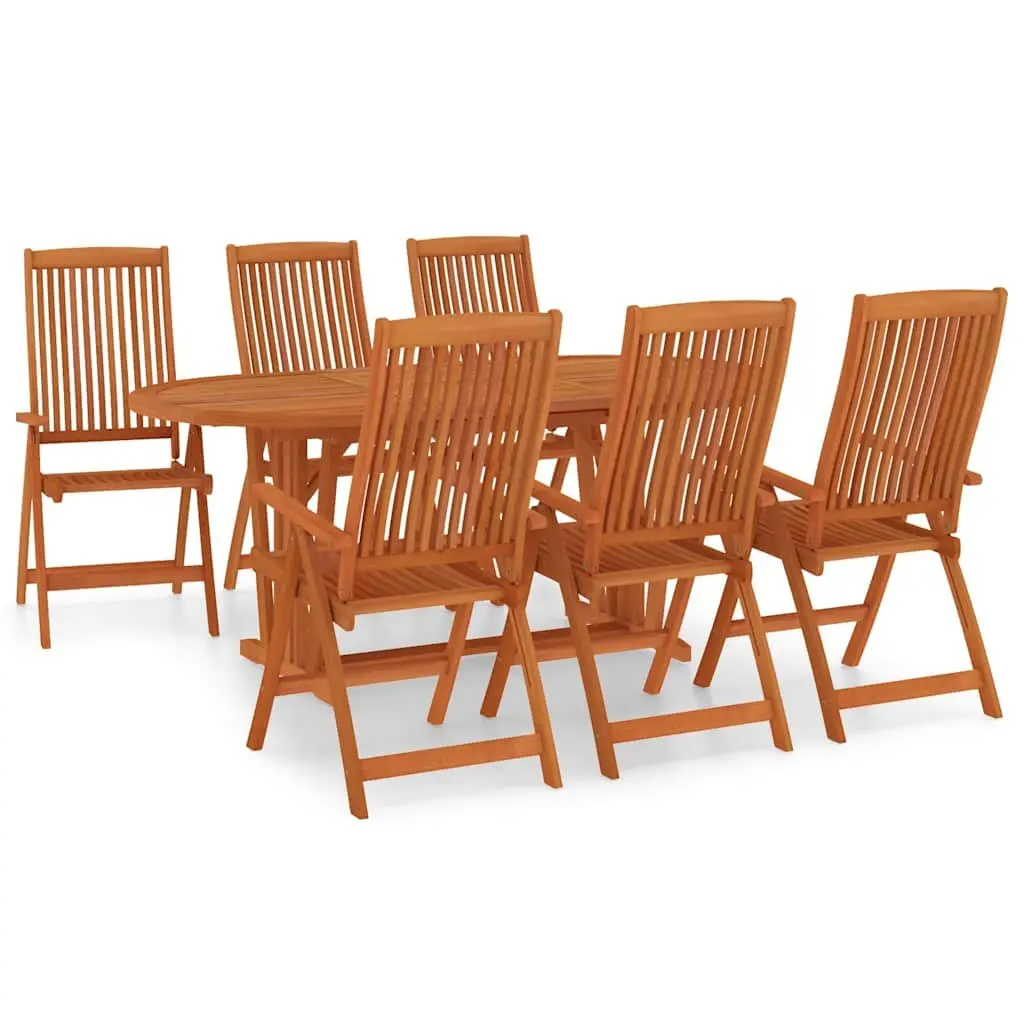 7-Piece Outdoor Patio Dining Set with Extendable Table