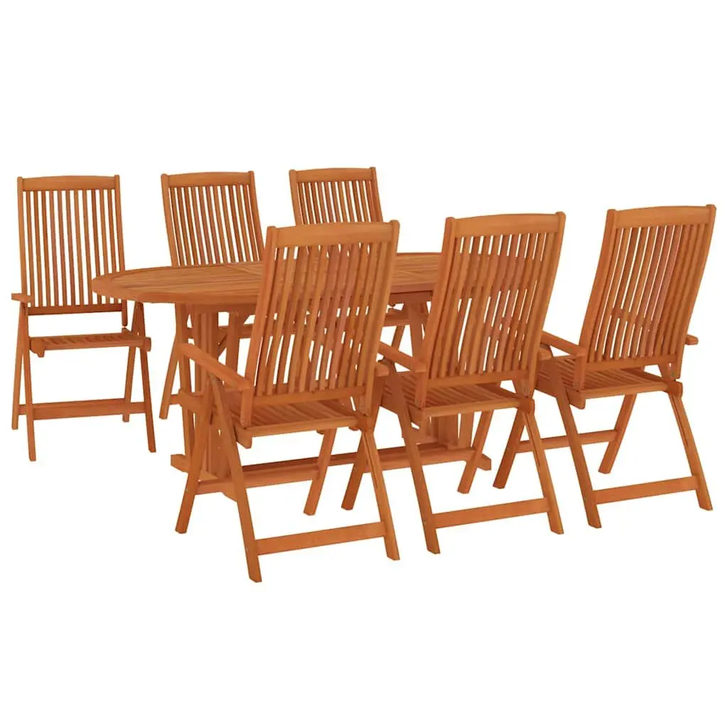 7-Piece Outdoor Patio Dining Set with Extendable Table