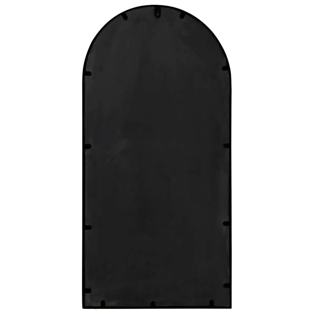 Black Iron Decorative Mirror 90x45 cm for Home