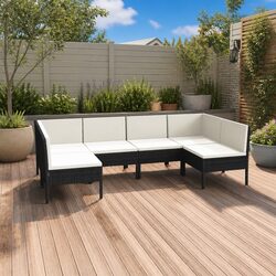 Durable 6-Piece Garden Lounge Set for Outdoor Spaces