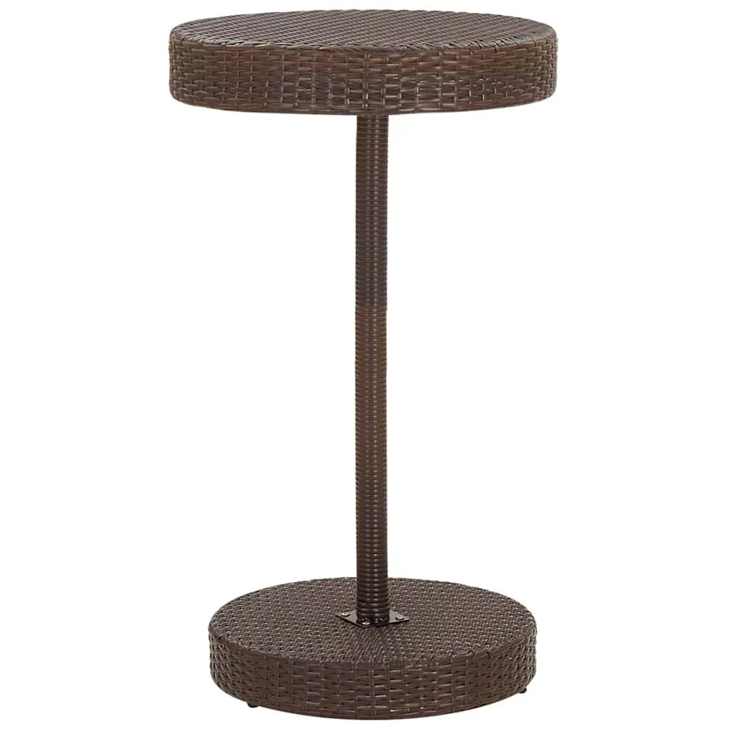 3 Piece Brown Garden Bar Set with Cushions