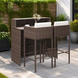 Stylish Garden Bar Set with Cushions for Outdoor Spaces