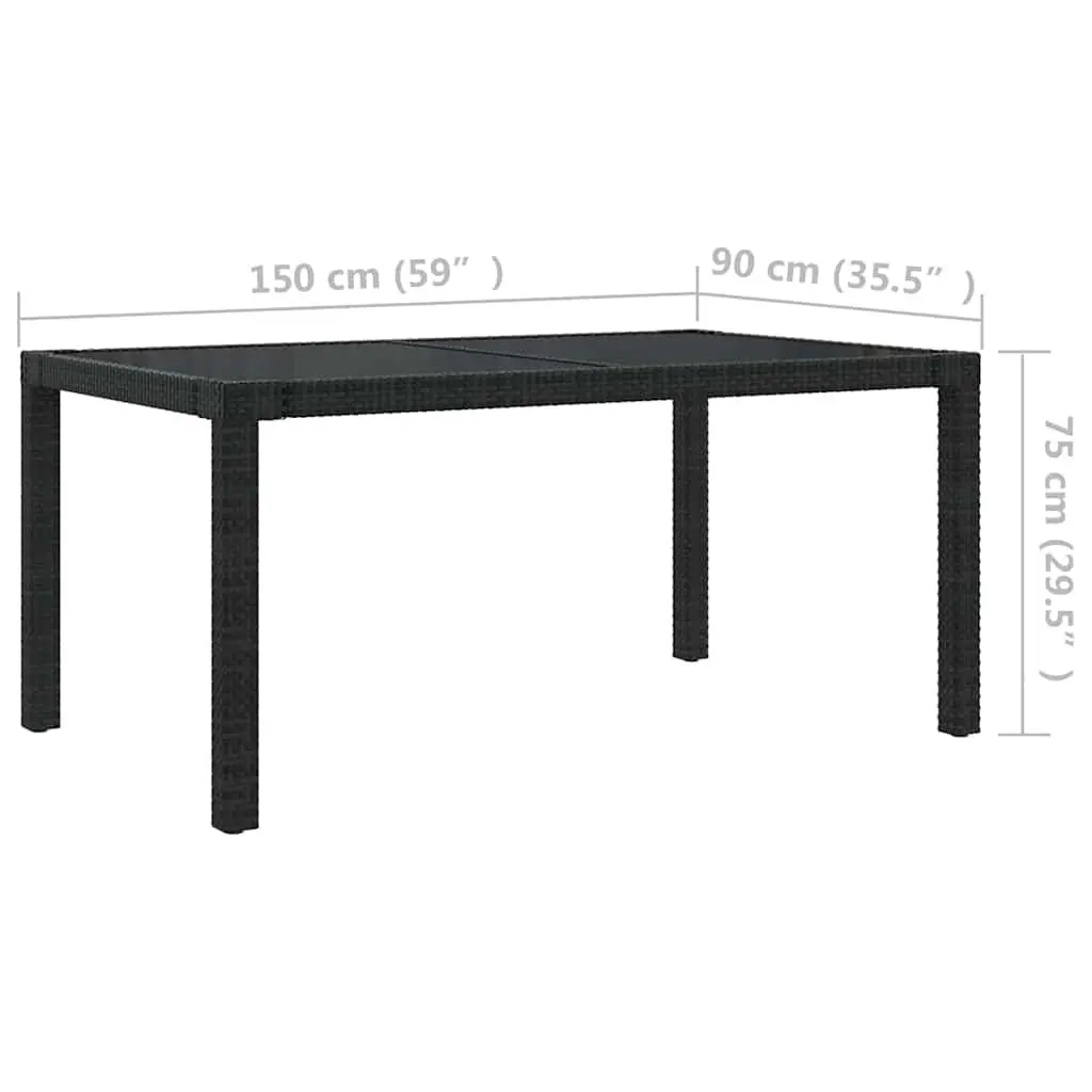 5-Piece Outdoor Dining Set with Cushions