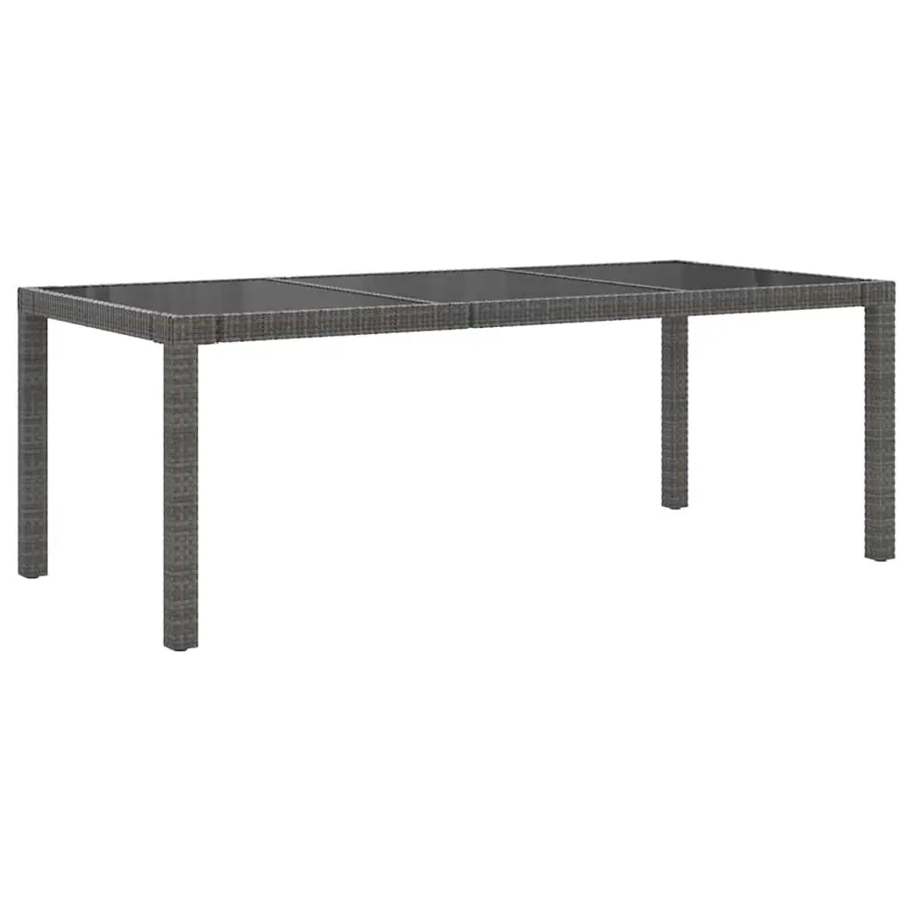 7-Piece Garden Furniture Set with Durable Grey Cushions