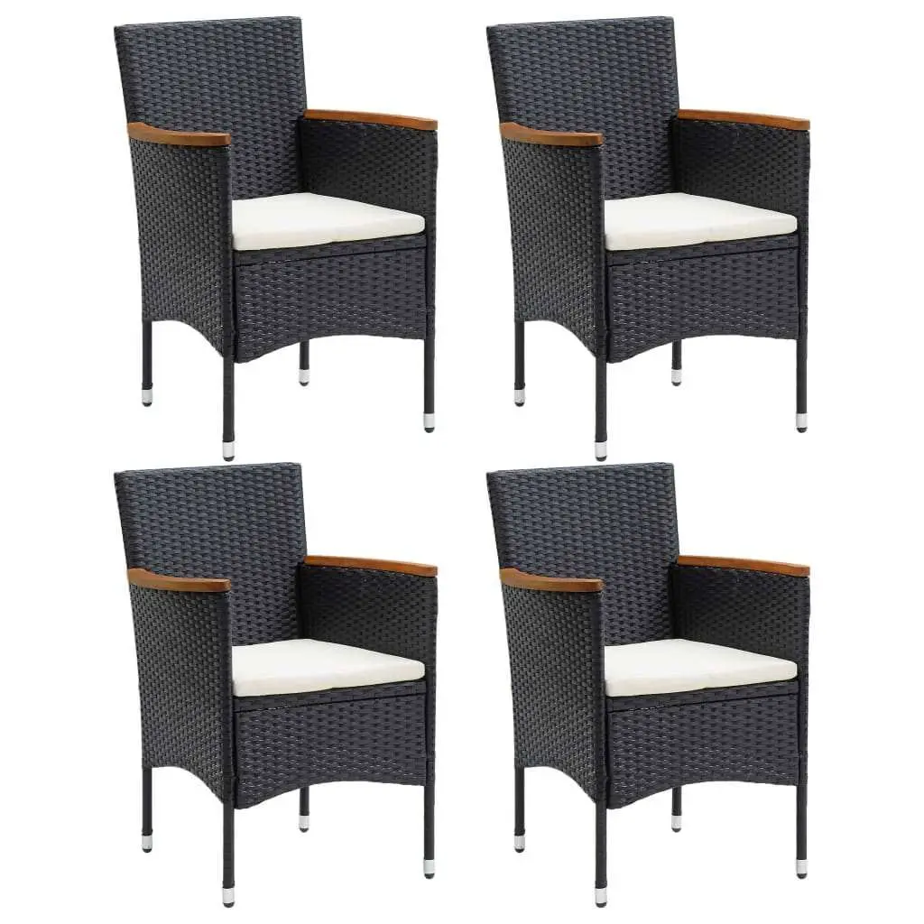 5 Piece Garden Dining Set with Cushions