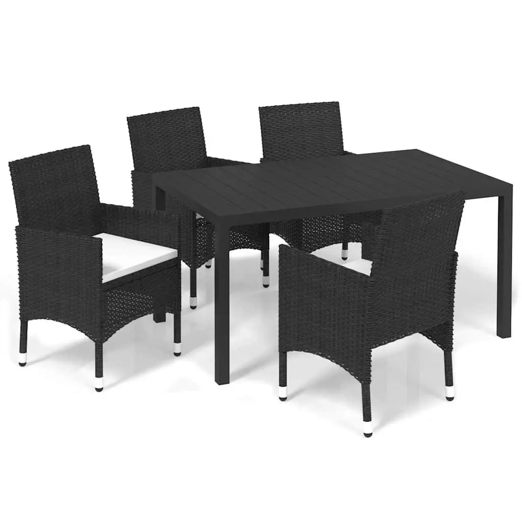 5-Piece Garden Dining Set with Cushions