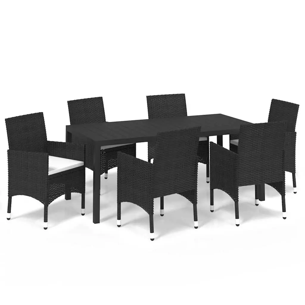 7 Piece Outdoor Dining Set with Cushions