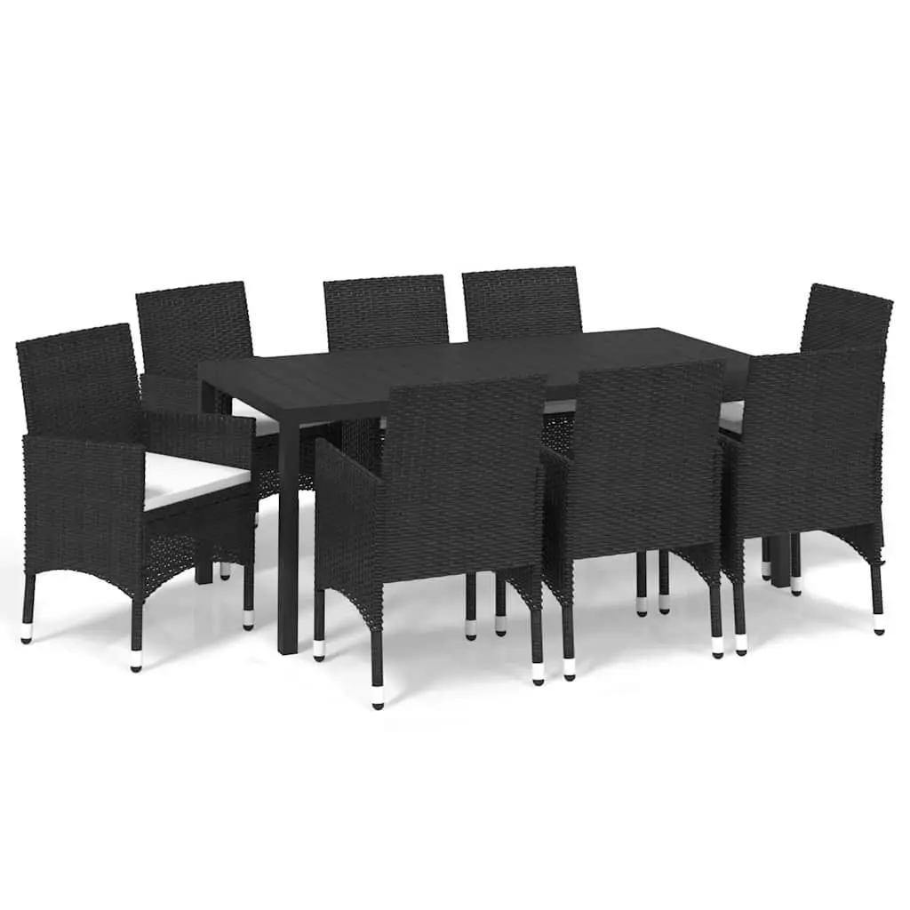 9 Piece Garden Dining Set for Outdoor Spaces