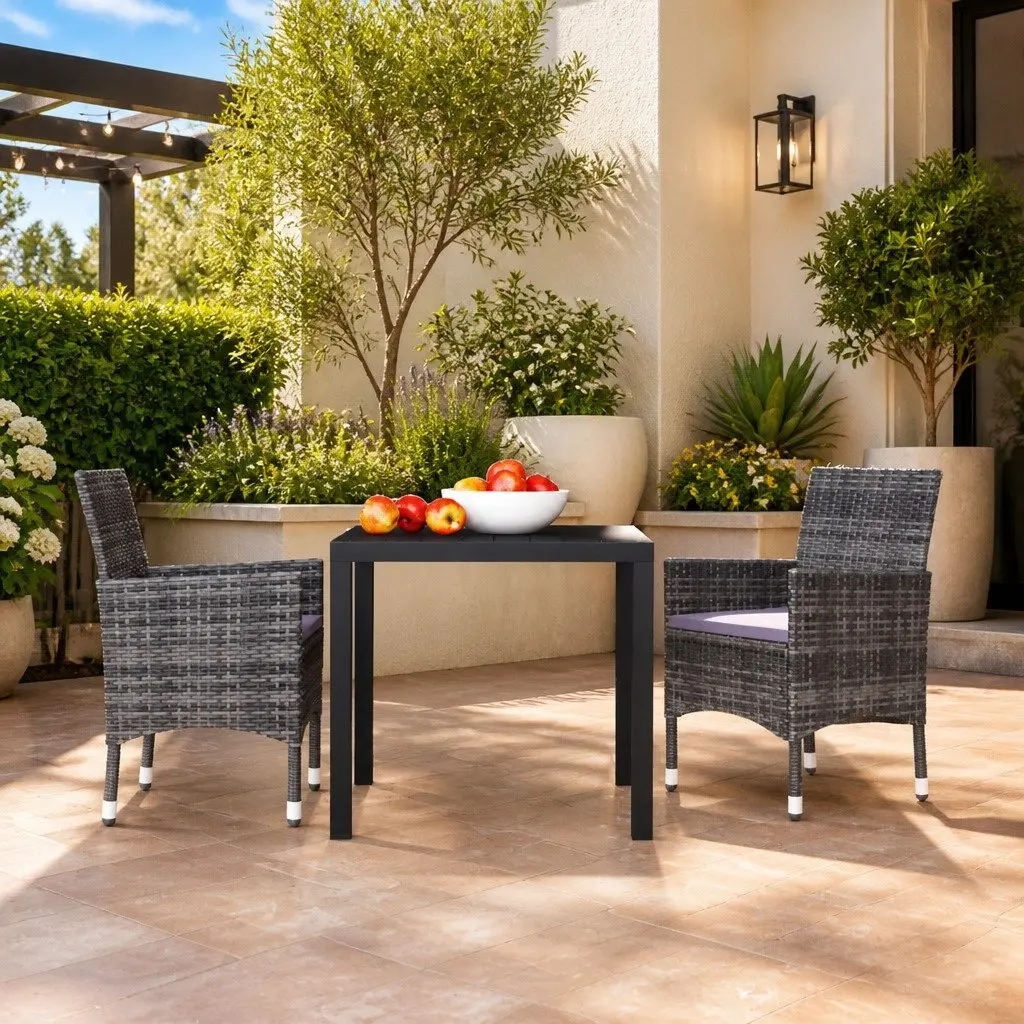 Garden Dining Set with Cushions for Outdoor Spaces