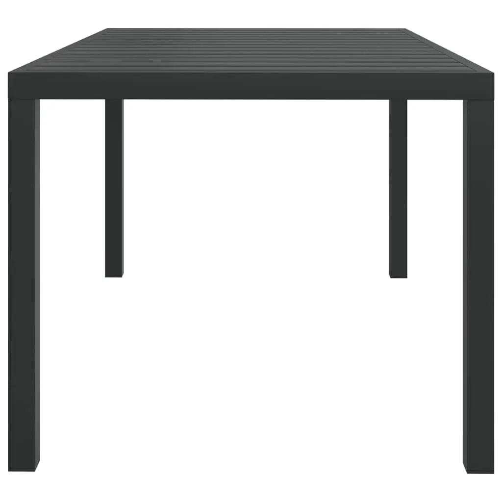 5-Piece Garden Dining Set with Grey Cushions