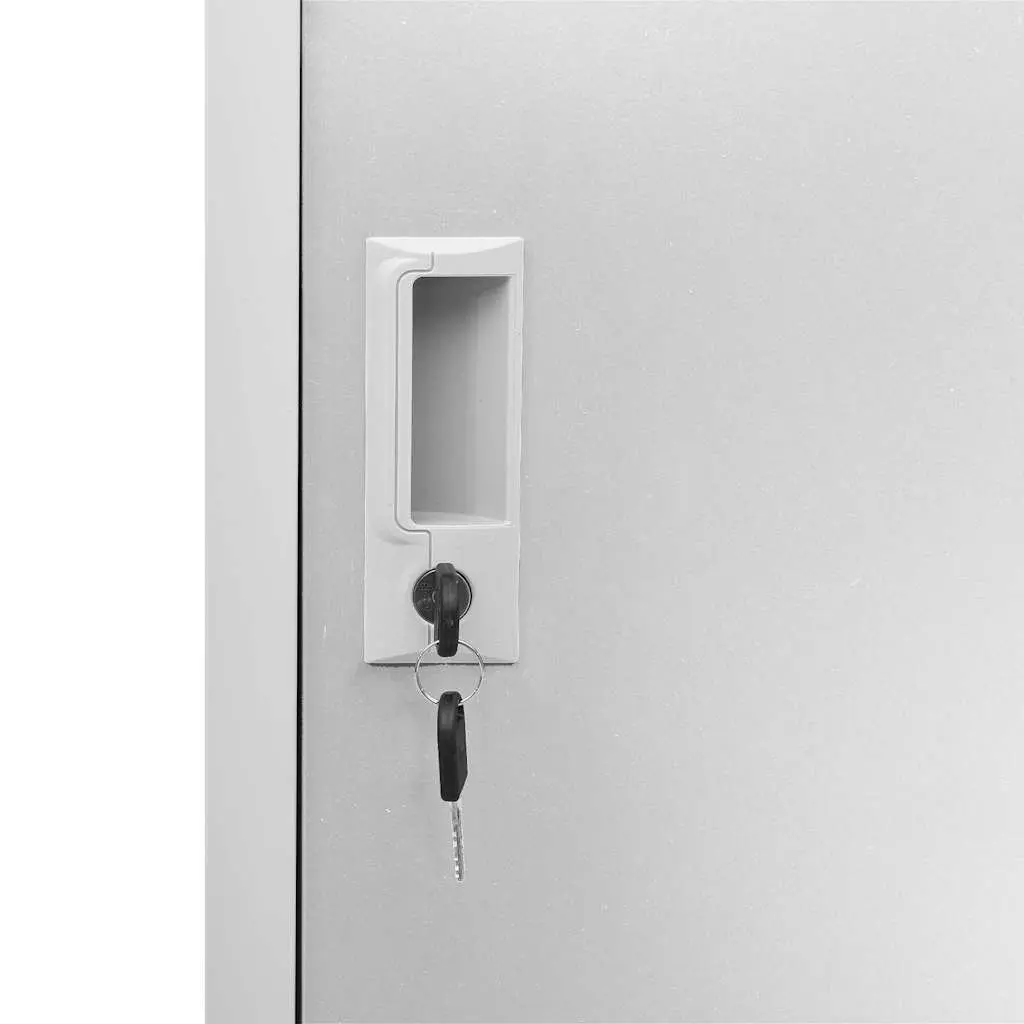 Grey Steel Locker Cabinets for Secure Storage