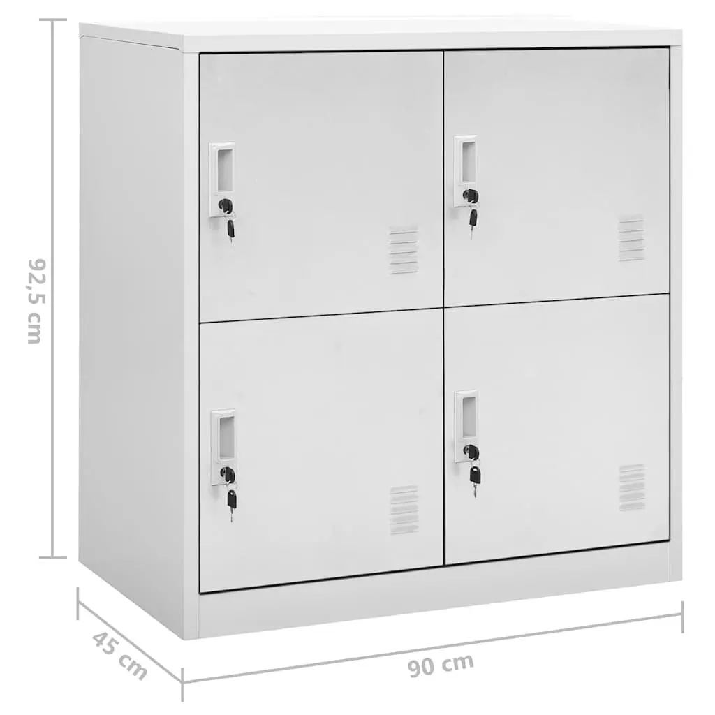 Grey Steel Locker Cabinets for Secure Storage