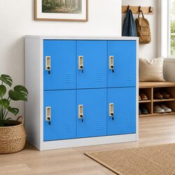 5-Piece Steel Locker Cabinet Set for Secure Storage