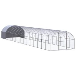 High-Quality Outdoor Chicken Coop 3x16x2m Steel Wire Enclosure