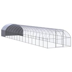 High-Quality Outdoor Chicken Coop 3x16x2m Steel Wire Enclosure