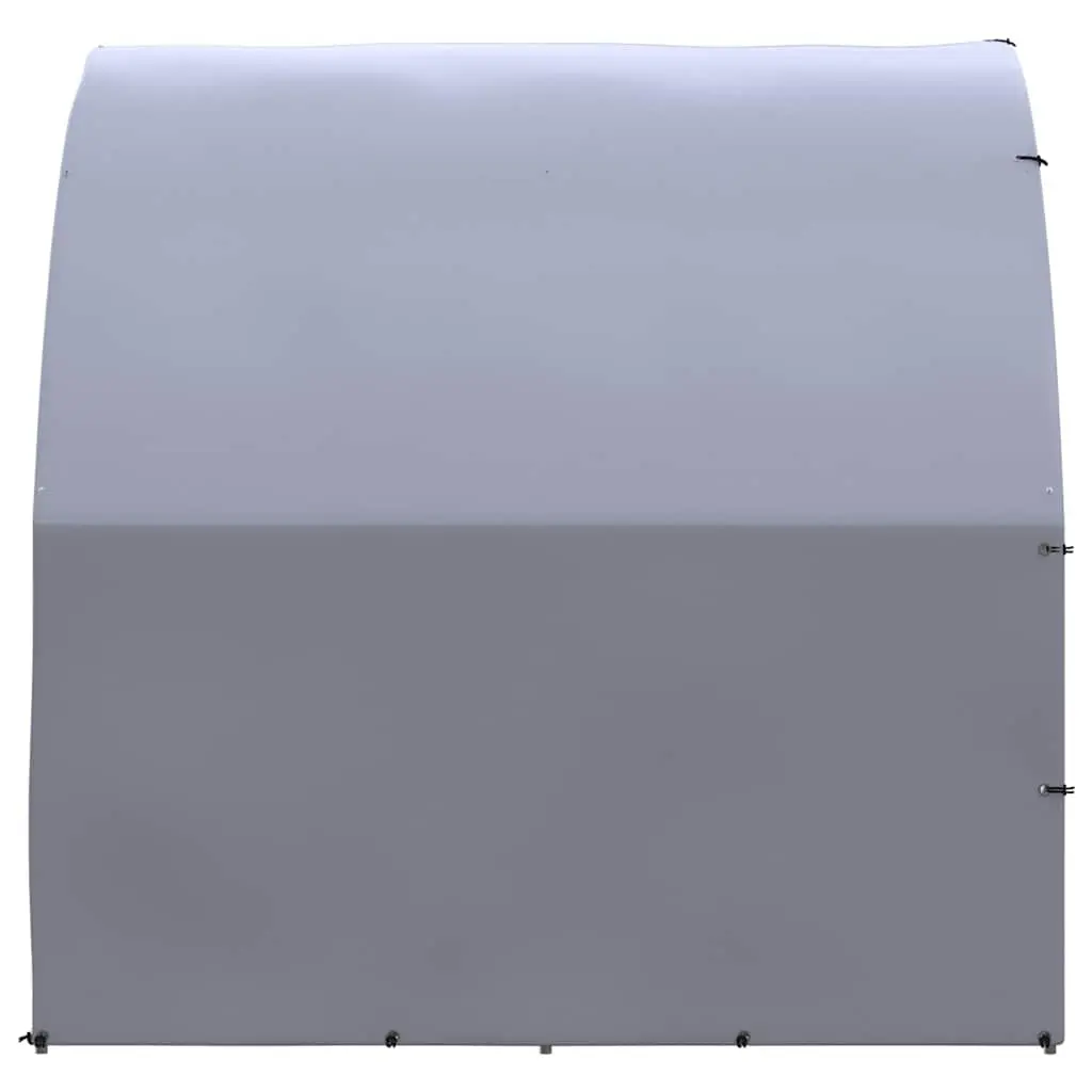 Outdoor Chicken Coop Galvanised Steel 3x20x2m Silver