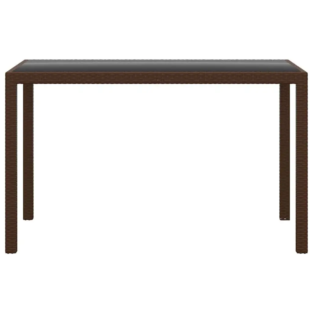 3 Piece Garden Dining Set in Brown