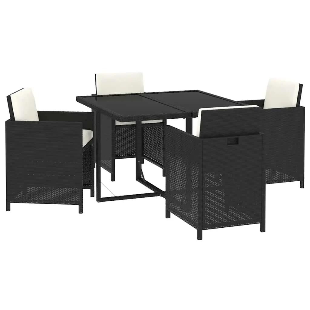 5 Piece Outdoor Dining Set with Cushions