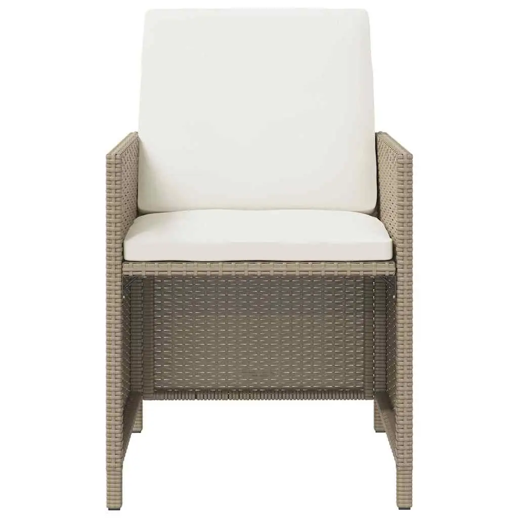 9 Piece Garden Dining Set in Beige