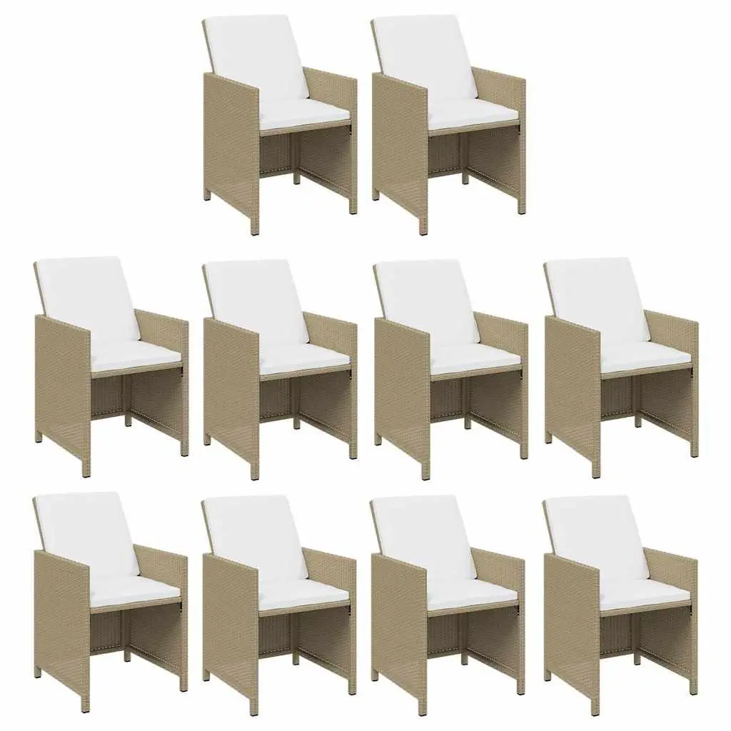 11-Piece Garden Dining Set with Durable Build
