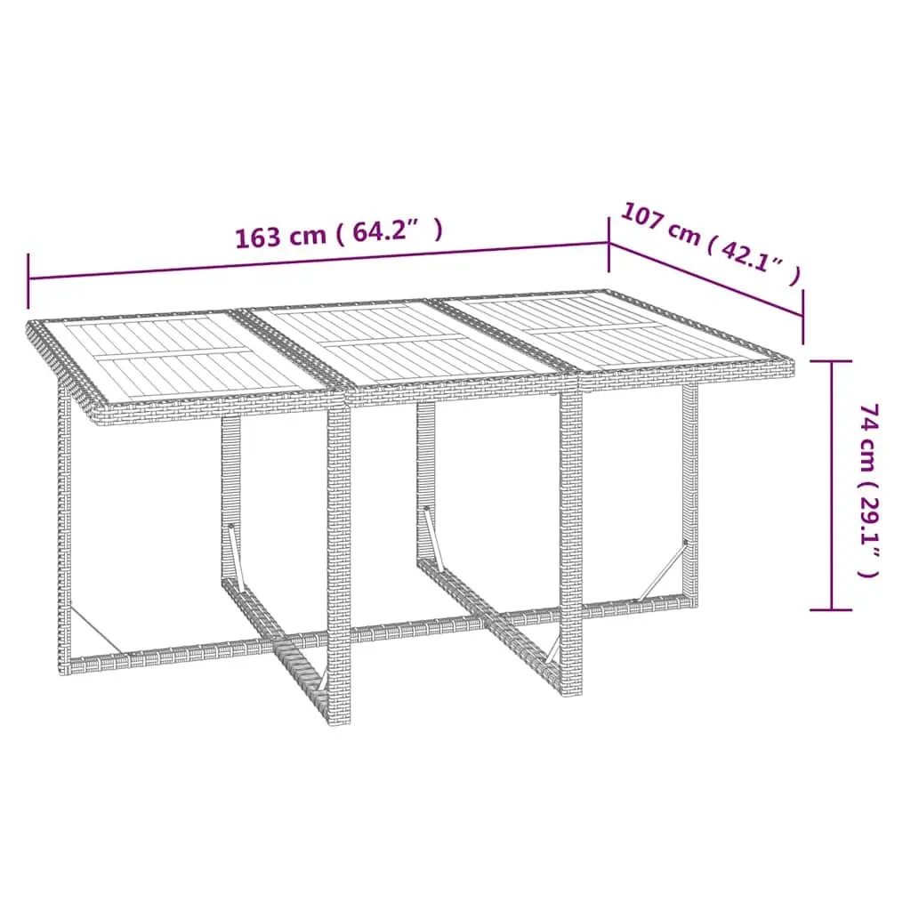 11-Piece Garden Dining Set with Durable Build