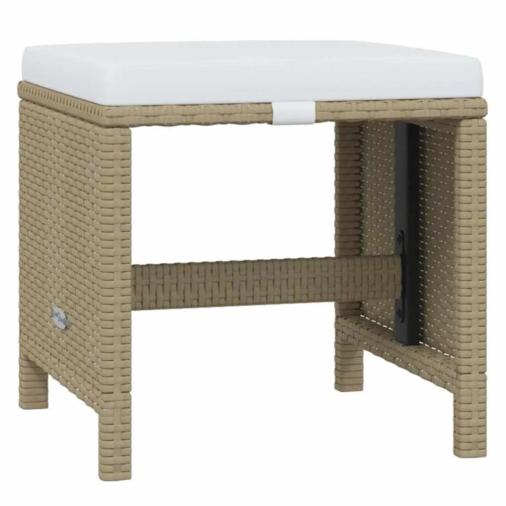 Beige 11-Piece Outdoor Dining Set with Durable Rattan