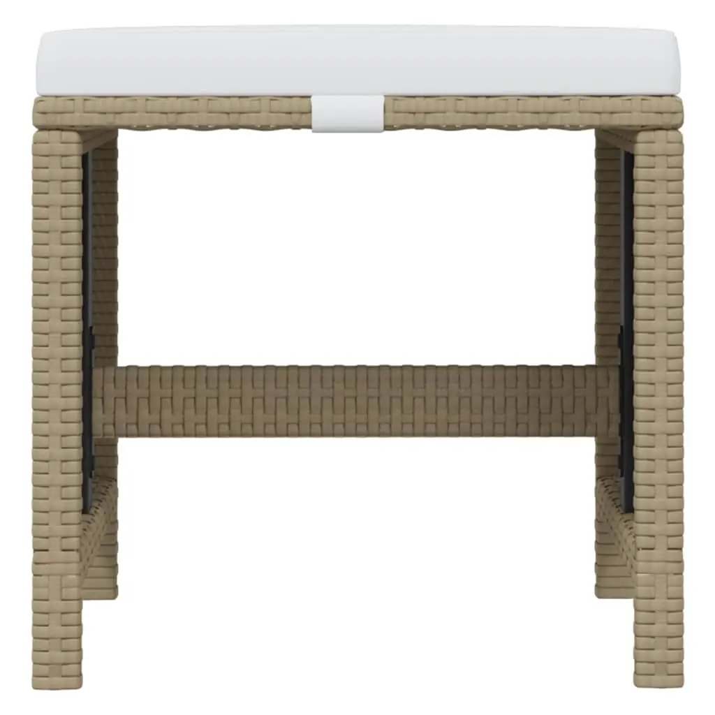 Beige 11-Piece Outdoor Dining Set with Durable Rattan