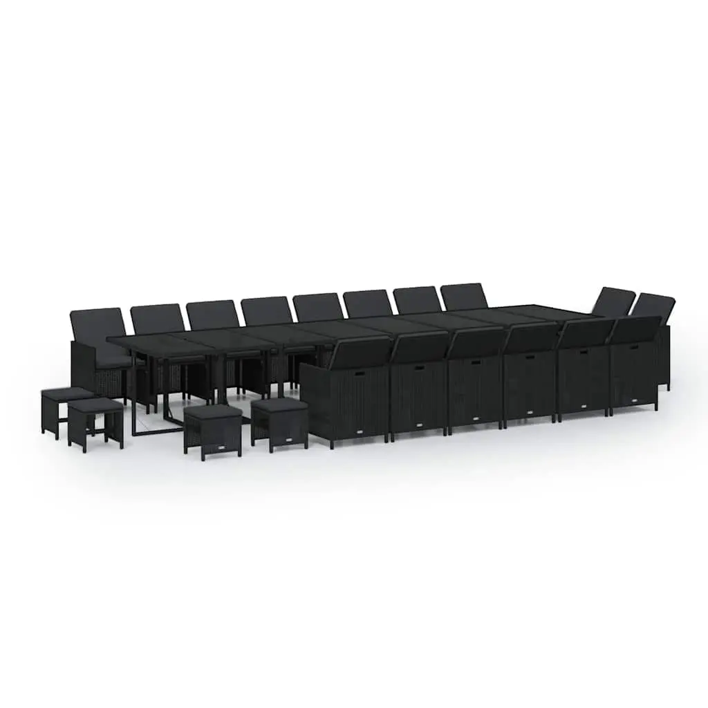 21-Piece Outdoor Garden Dining Set with Cushions