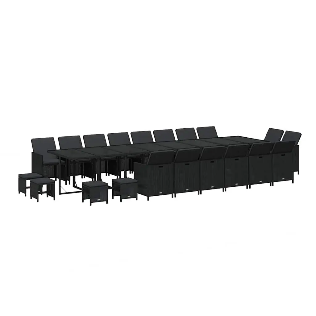 21-Piece Outdoor Garden Dining Set with Cushions