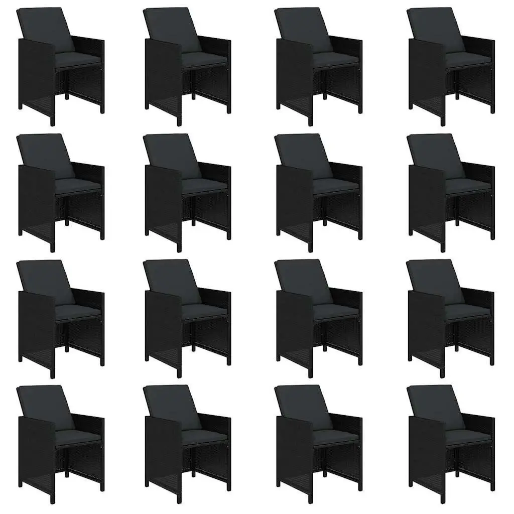 21-Piece Outdoor Garden Dining Set with Cushions
