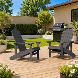 High-Quality Adirondack Garden Chairs Set of 2