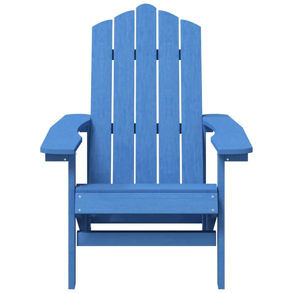 Blue Weather-Resistant Adirondack Chairs 2-Piece Set