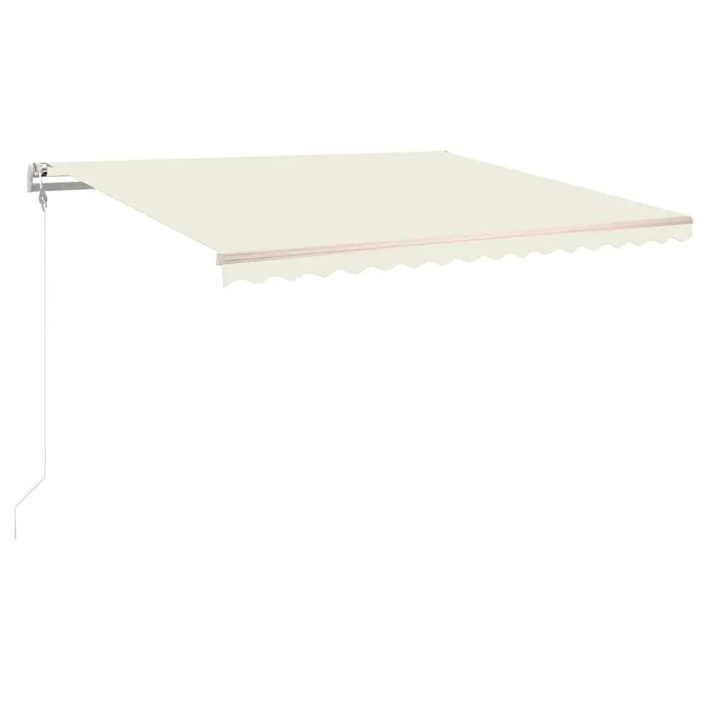 Cream Automatic Retractable Awning 400x300 cm with Remote