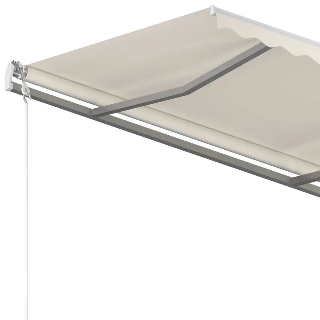 Cream Automatic Retractable Awning 400x300 cm with Remote