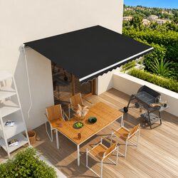 Automatic Retractable Awning 400x300 cm Outdoor Patio Shade Remote Control