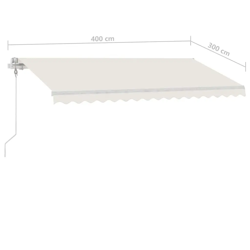 Automatic Retractable Awning 400x300 cm Patio Shade