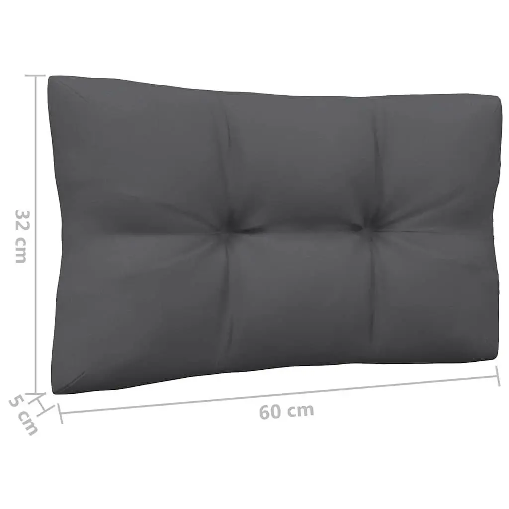 3 Piece Pinewood Garden Lounge Set with Cushions