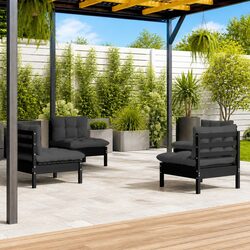 Durable 4-Piece Garden Lounge Set for Outdoor Comfort