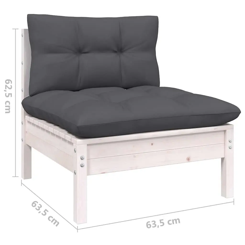 13-Piece Garden Lounge Set with Pinewood Frame