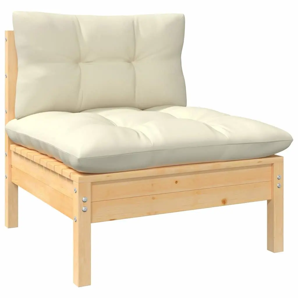 4 Piece Outdoor Patio Furniture Lounge Set with Cushions