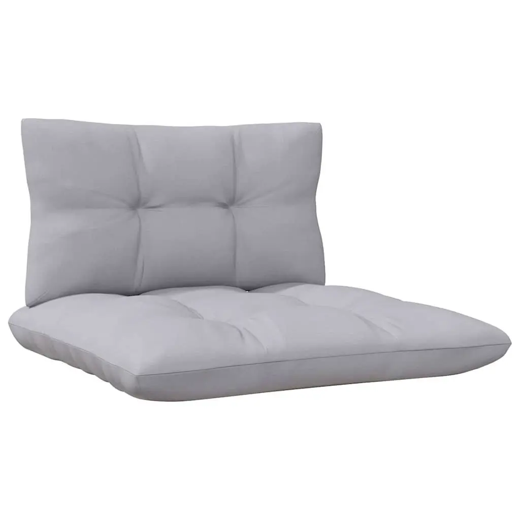 7 Piece Grey Cushioned Garden Lounge Set