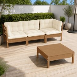 Quality Garden Lounge Set: 4-Piece Patio Furniture