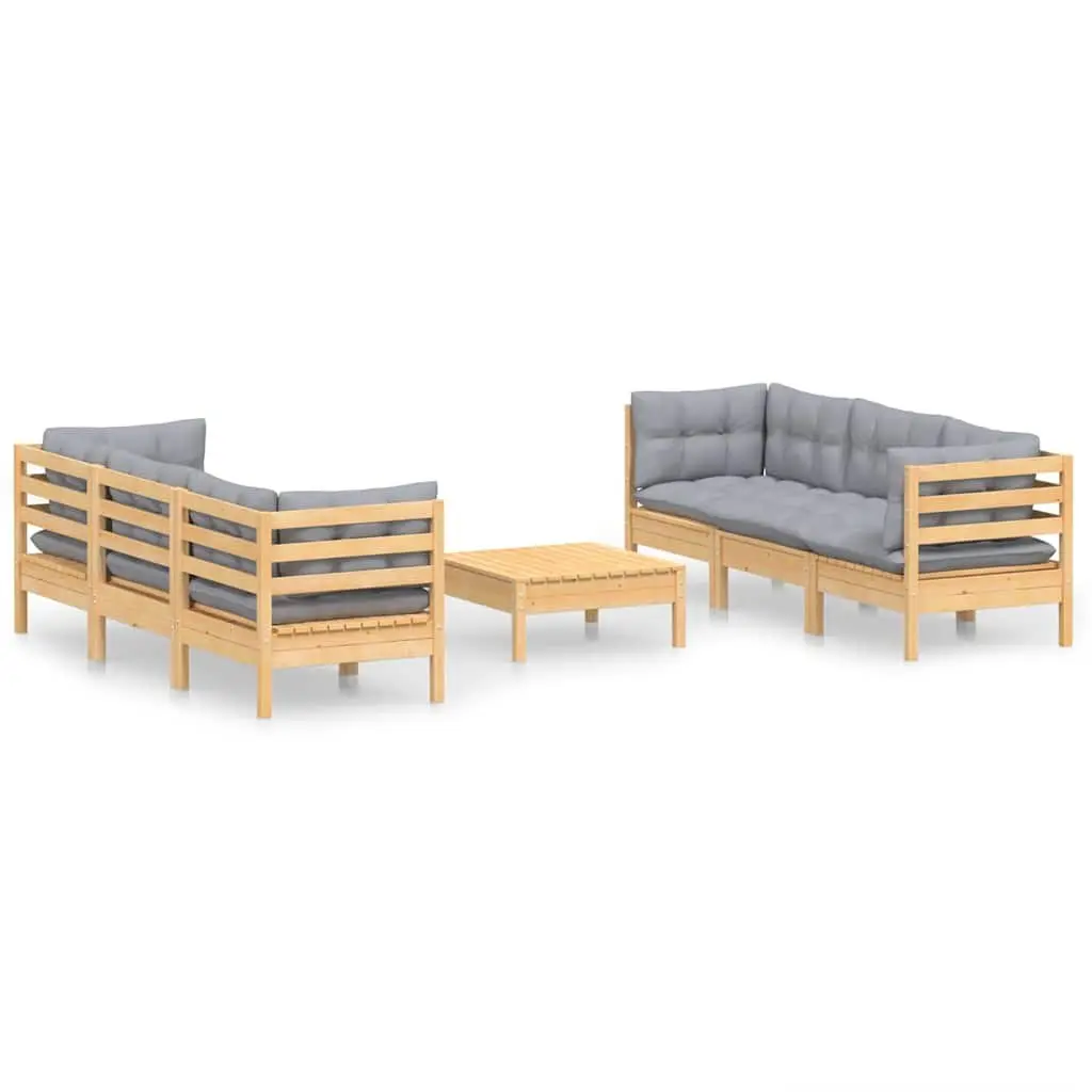 7 Piece Modular Garden Lounge Set