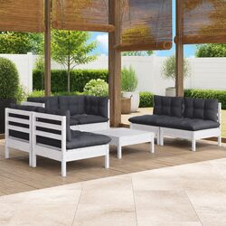 Durable 7 Piece Outdoor Lounge Set with Cushions