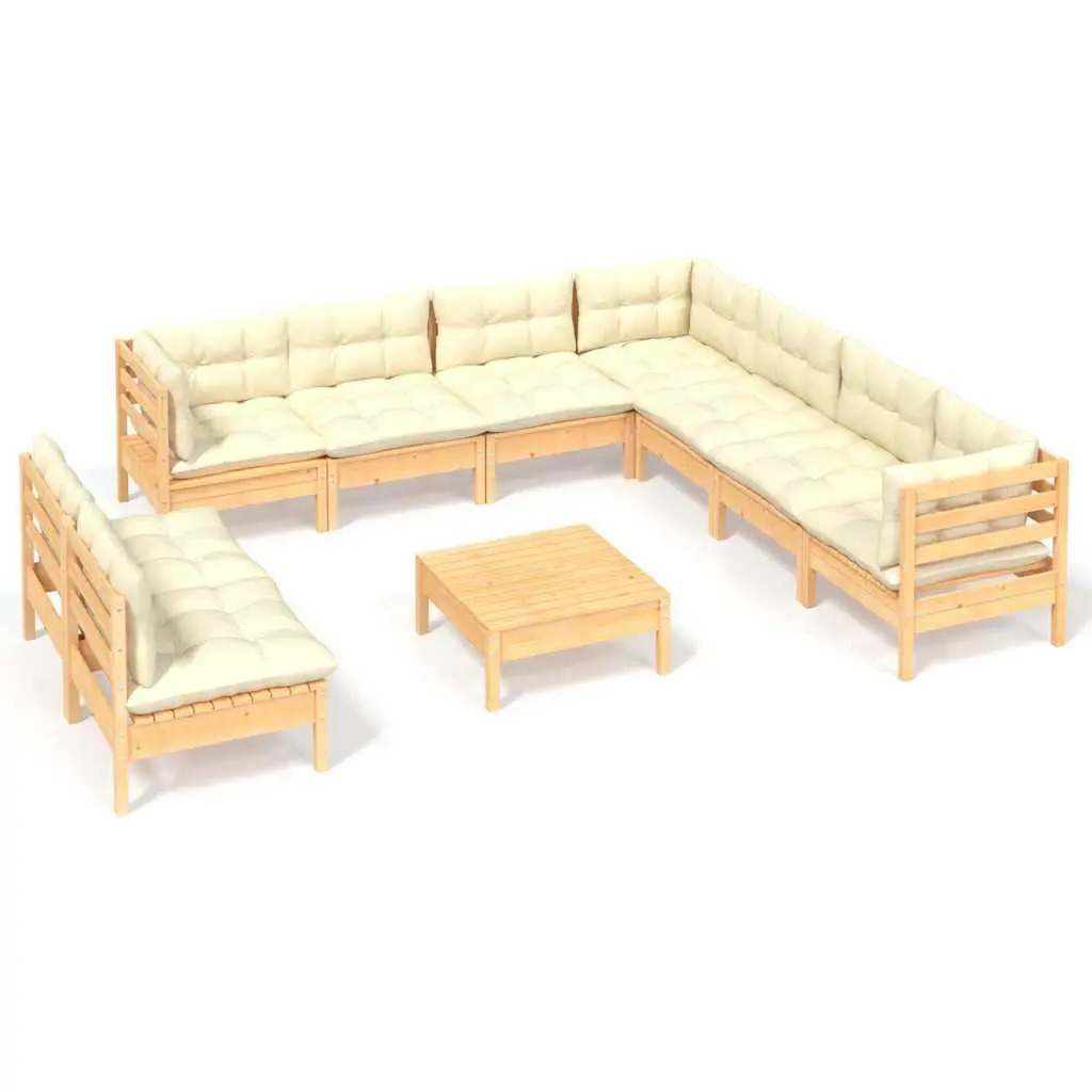 10-Piece Modular Garden Lounge Set