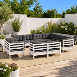 Premium 11 Piece Garden Lounge Set for Outdoor Comfort