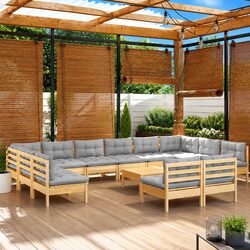 Exceptional Garden Lounge Set 13 Piece Outdoor Furniture