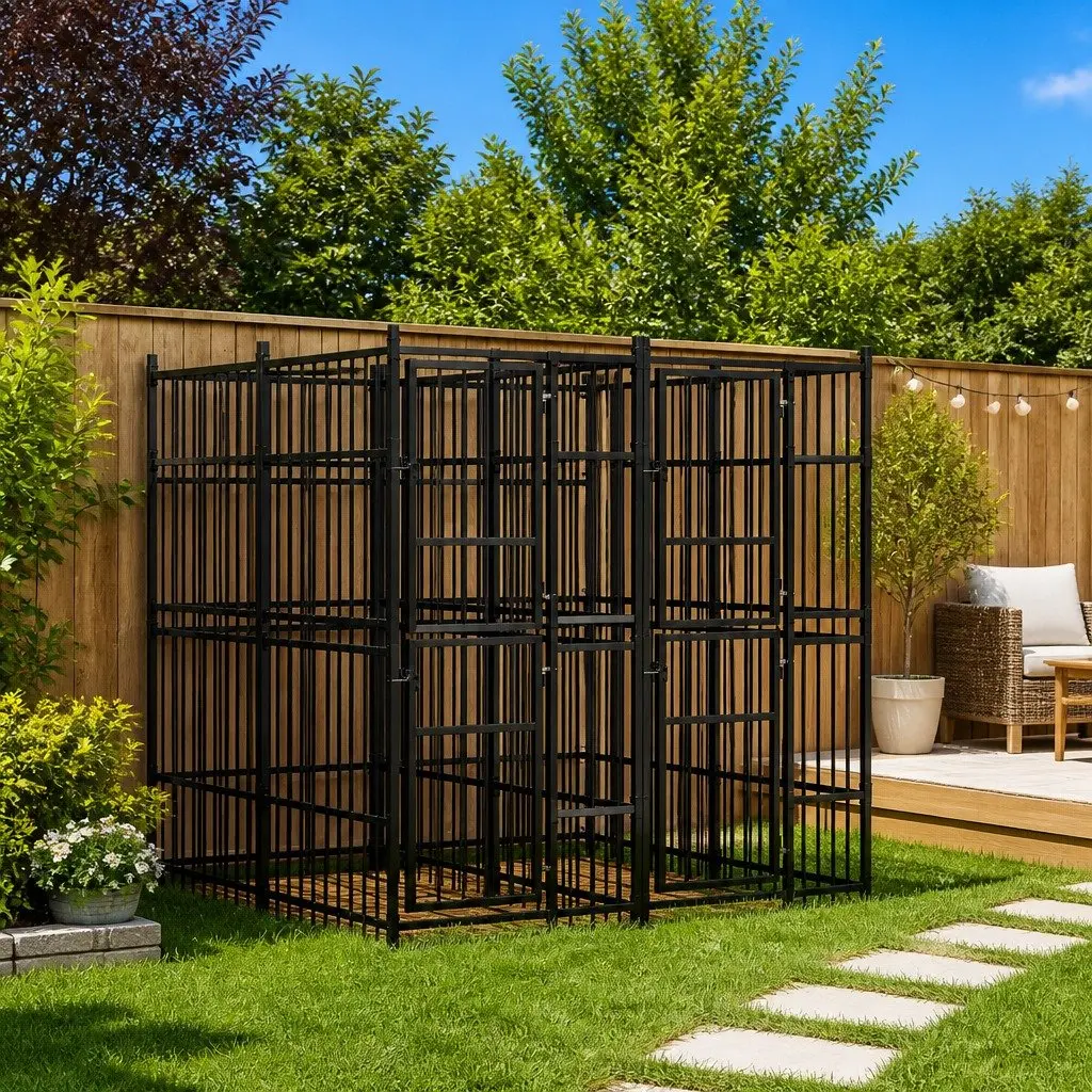 Outdoor Steel Dog Exercise Pen Enclosure
