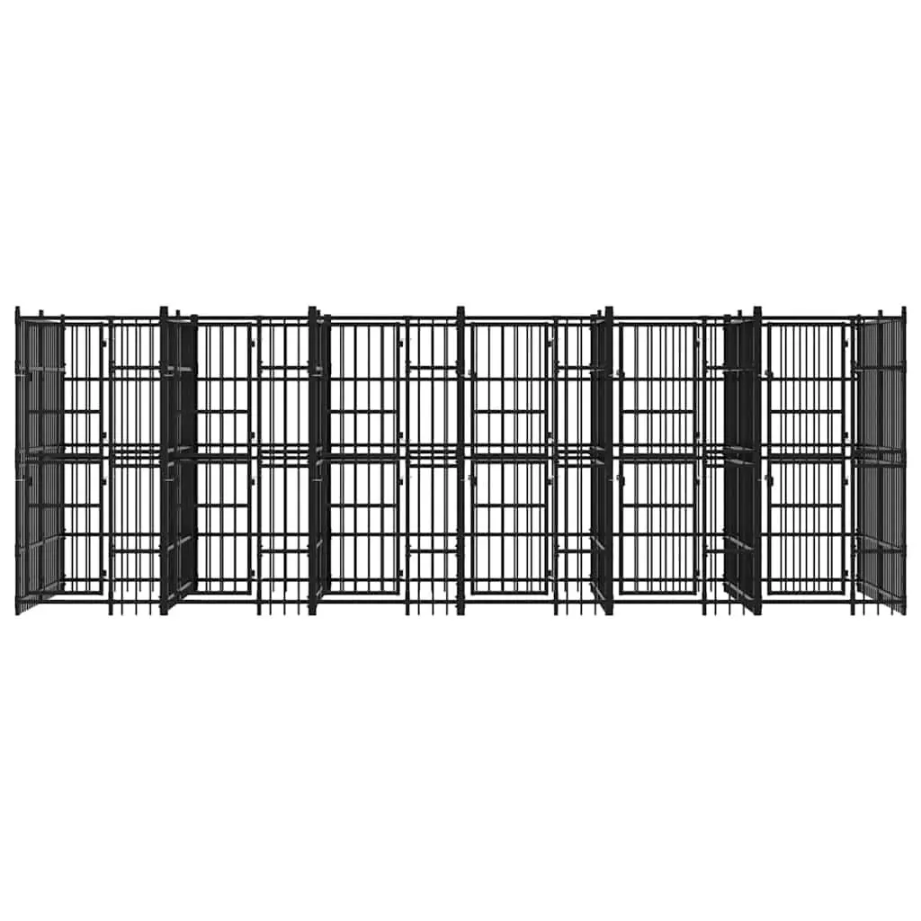 Steel Dog Kennel Outdoor Run for Safe Play